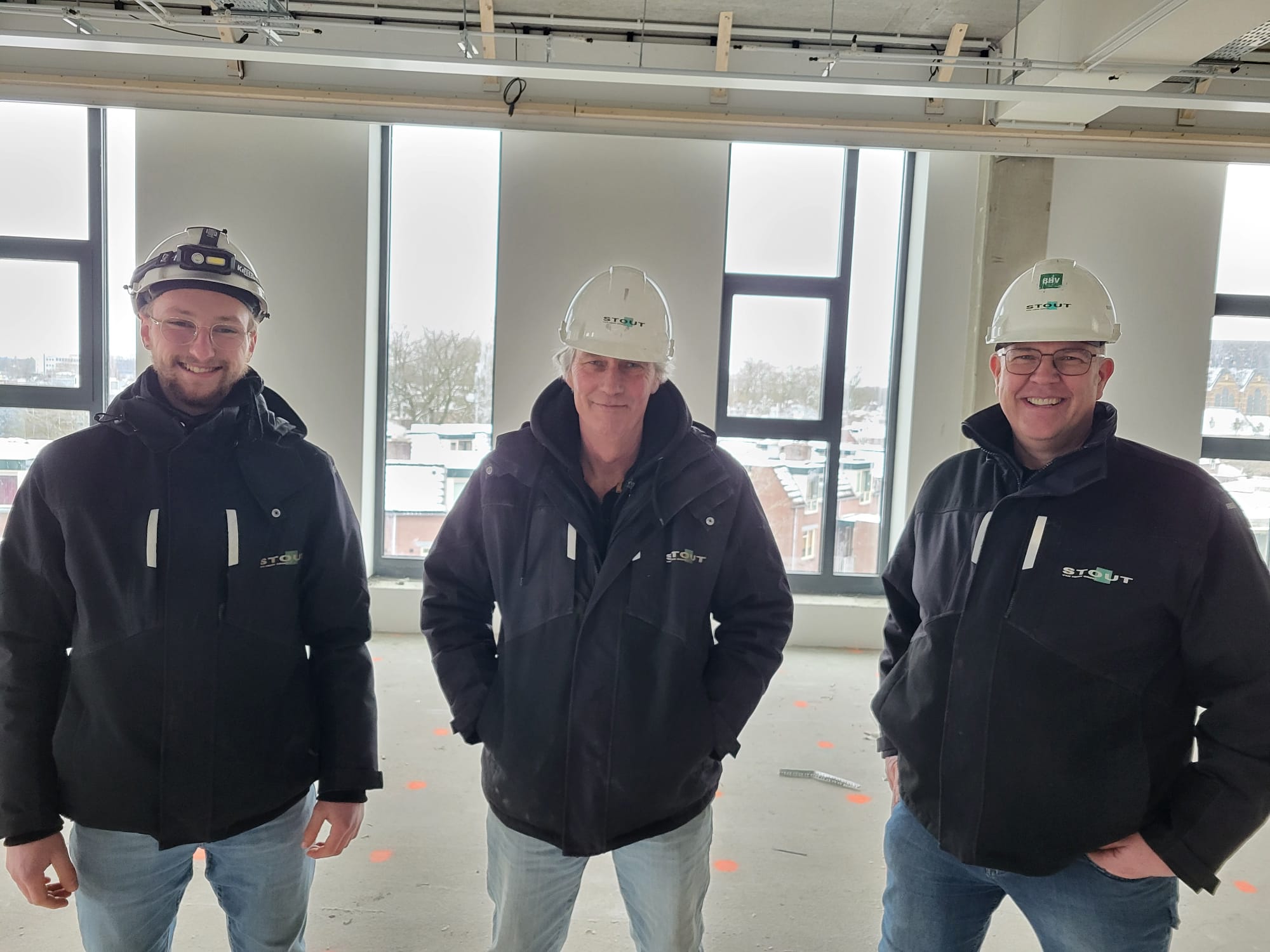 v.l.n.r.: Brendan Kwakernaak, Sjaak Batenburg en Gerard van Dam